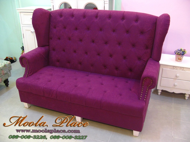 โซฟา Wing Chair โซฟาวินเทจ โรงงานโซฟา รับผลิต